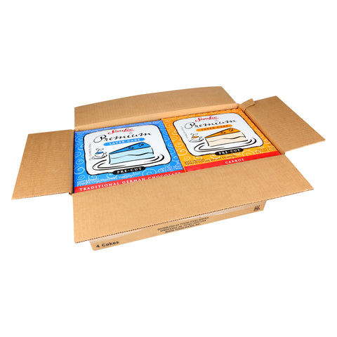 Sara Lee Round Premium Butter Cream Layer Cake - Variety Pack, 9 inch -- 4 per case.