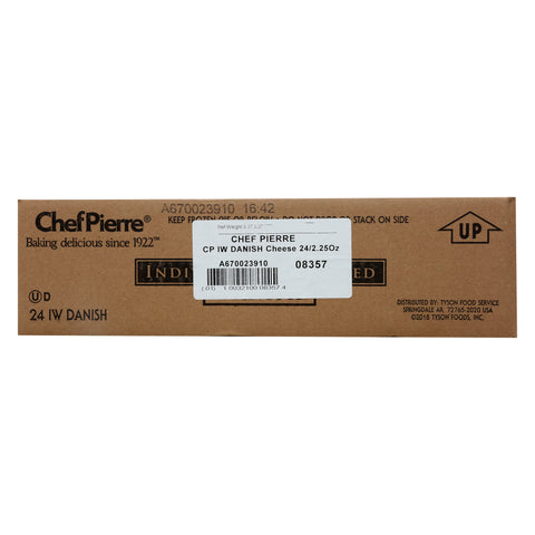 Chef Pierre Creamy Cheese Danish, 2.25 Ounce -- 24 per case.