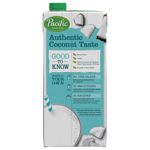 Pacific Foods MILK COCONUT UNSWEETENED ORIGINAL ORGANIC