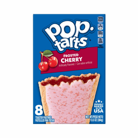 Kelloggs Pop-Tarts Frosted Cherry Toaster Pastries, 13.5 Ounce -- 12 per case