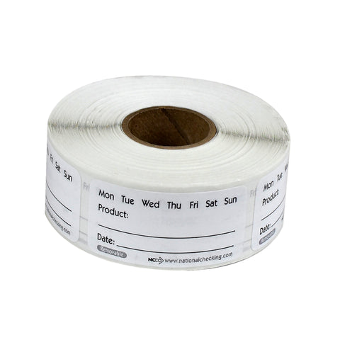 National Checking LABEL PRODUCT REMOVEABLE 1X2