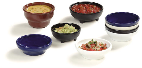 Carlisle RAMEKIN MOLCAJETE BLACK 3 OZ