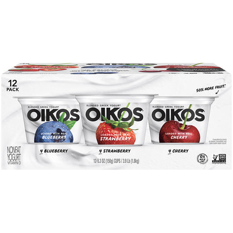 Yogurt Greek Assorted Non Fat