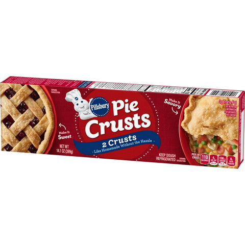 Pillsbury Ready To Bake Rolled Pie Shell Crust, 14.1 Ounce -- 12 per case