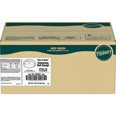 General Mills Pillsbury Supreme Freezer-to-Oven Cinnamon Roll, 1.5 Ounce -- 200 per case.