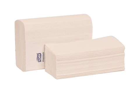 Essity Tork Soft Premium White Multifold Hand Towel, 9.125 x 9.5 inch -- 3000 per case
