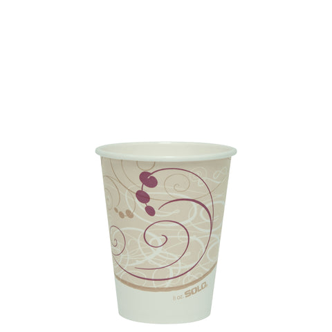Solo Symphony® CUP PAPER HOT SINGLE SIDED POLY 8 OZ