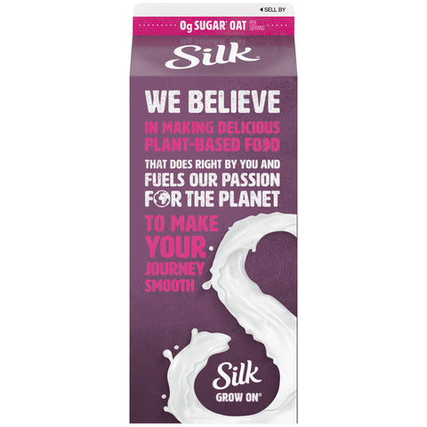Silk MILK SUB OAT SUGAR-FREE ASEPTIC CARTON REF