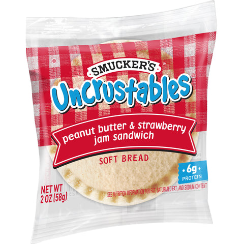 Uncrustables® SANDWICH PEANUT BUTTER & STRAWBERRY JELLY IW 2 OZ