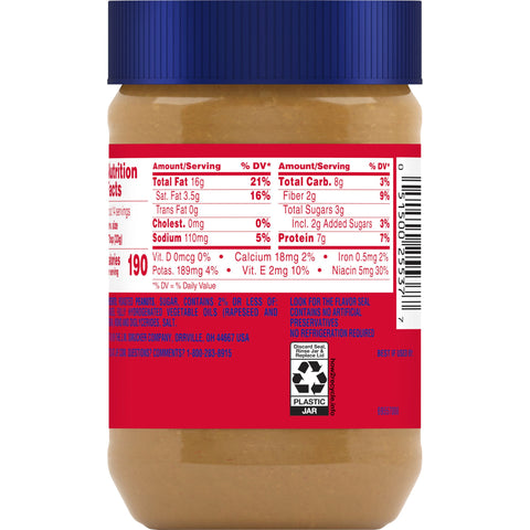 Jif Crunchy Peanut Butter, 16 Ounce -- 12 per case.