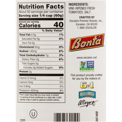 Bonta® TOMATO CRUSHED CONCENTRATED 78002593