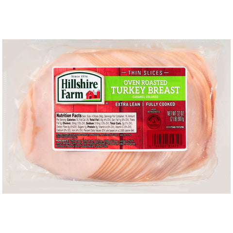 Hillshire Farm® TURKEY BREAST OVEN ROASTED SLICED .5 OZ 10314710414