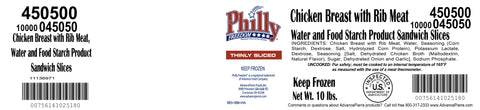 Philly Freedom® CHICKEN FLAT STEAK TRADITIONAL 5 OZ 10000045050