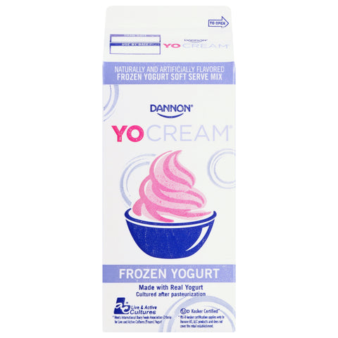 Yogurt Mix Cotton Candy Nonfat Soft Serve Frozen