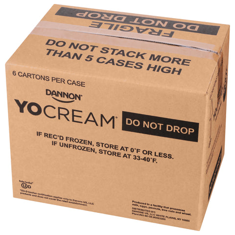 Yocream Yogurt Mix, Cable Car Chocolate Dark Nonfat Soft Serve, 64 Ounce -- 6 per case.
