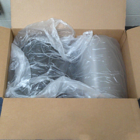 Anchor Packaging Gourmet Classics RPET Clear Dome Black Base Hinged Deep Clamshell, 40 Ounce Capacity -- 100 per case
