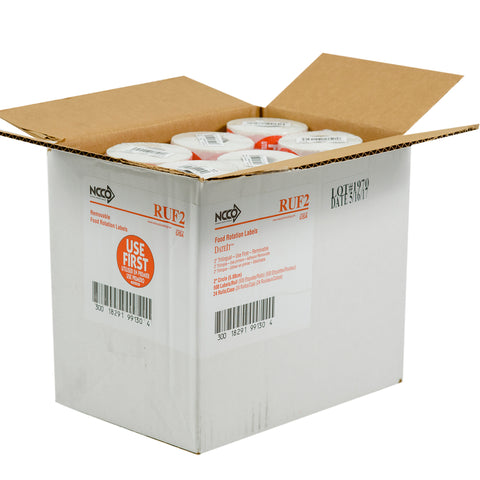 National Checking Company Use First Removable Label, 2 inch -- 500 per case.