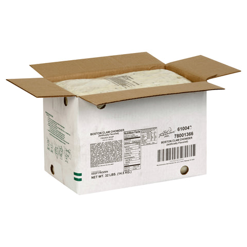 Chef Francisco Boston Clam Chowder Soup, 8 Pound -- 4 per case