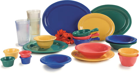 Carlisle PLATE DINNER WIDE RIM DURUS® MELAMINE GREEN 9