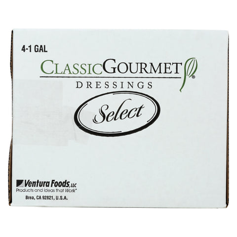 Ventura Foods Classic Gourmet Select New York Style Blue Cheese Dressing, 4 Gallon.