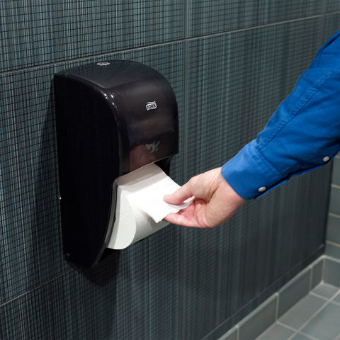 Dispenser Bath Tissue Roll High Capacity Black