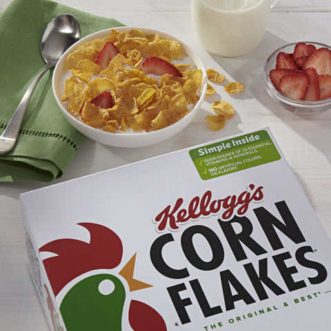 Kelloggs Corn Flakes Cereal, 12 Ounce Box -- 10 per case