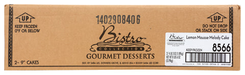 Bistro Collection Lemon Mousse Melody Cake, 67 Ounce -- 2 per case.