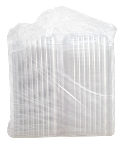 Container Ops Clear Hinged Lid Large 1-compartment 8-7/8x9-3/8x3
