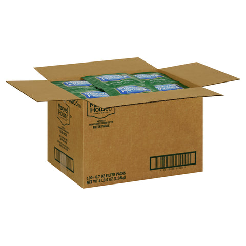 Maxwell House Decaffeinated Coffee - 0.7 oz. In Room filterpack, 100 packs per case