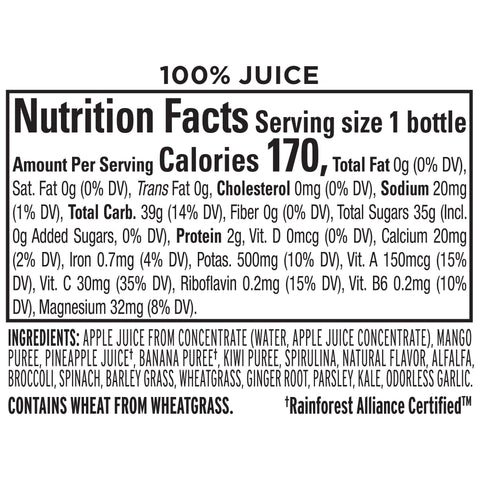 Naked Juice JUICE GREEN MACHINE 100% PLASTIC BOTTLE