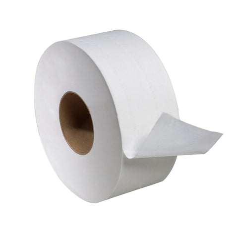 NetChoice® TISSUE TOILET JUMBO ROLL WHITE 2 PLY 8.5
