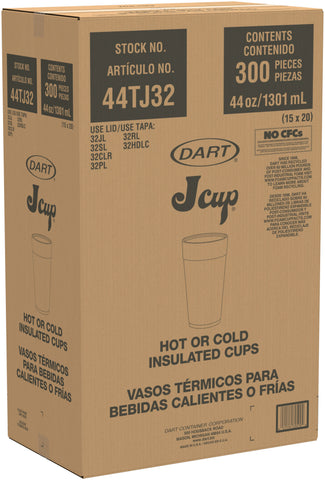 Dart CUP FOAM WHITE 44 OZ