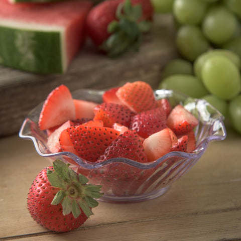 Carlisle DISH PLASTIC BERRY CLEAR TULIP 5 OZ