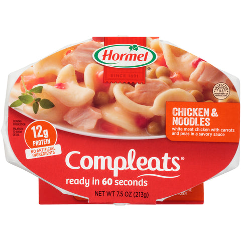 Hormel Compleats Chicken and Noodles, 7.5 Ounce -- 7 per case