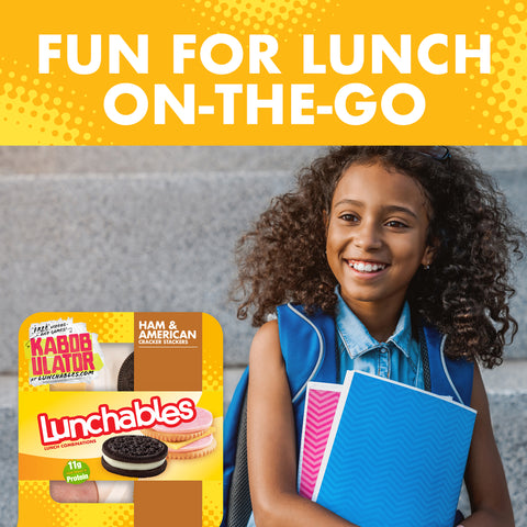 Oscar Mayer LUNCHABLE ENTREE HAM AMERICAN CHEESE & CRACKER