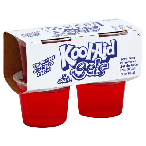 Handi Snacks Strawberry Gelatin 4 Pack 12 Case 14 Ounce
