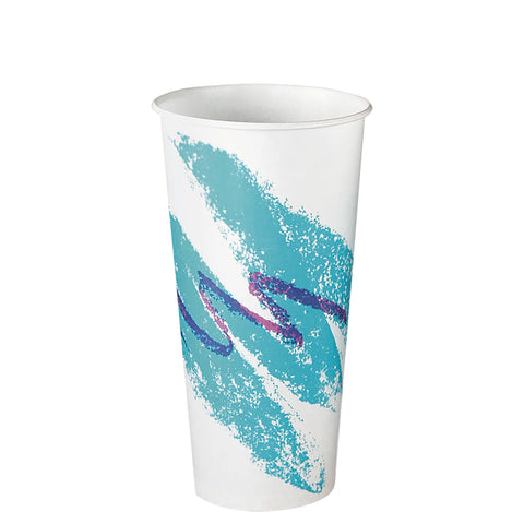 Solo® 22.0 OZ JAZZ WAXED PAPER COLD CUP