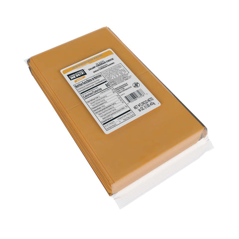 Cobblestreet Market™ CHEESE CHEDDAR SHARP INTERLEAF SLICED .75 OZ