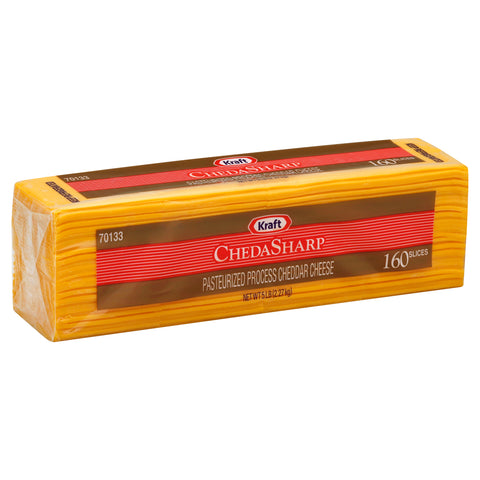 Kraft CHEESE CHEDASHARP PULLMAN SLICED 160 CT