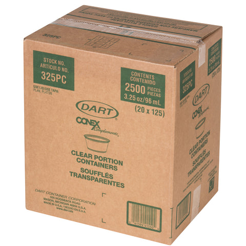 Conex Complements® CUP PLASTIC PORTION SOUFFLE CLEAR 3.25 OZ