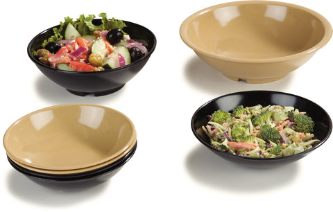 Carlisle BOWL SALAD 27 OZ BLACK 7.5