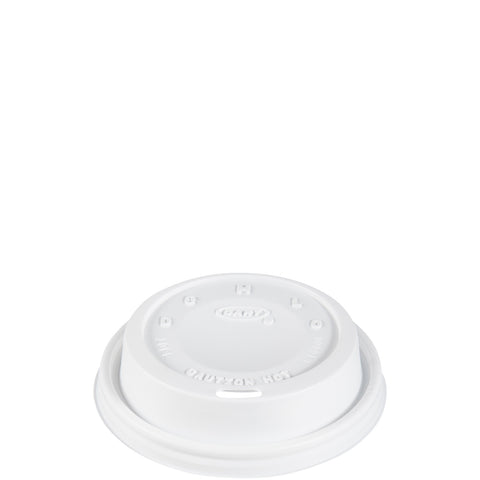 Dart LID CUP VENTED PLASTIC WHITE 10 OZ
