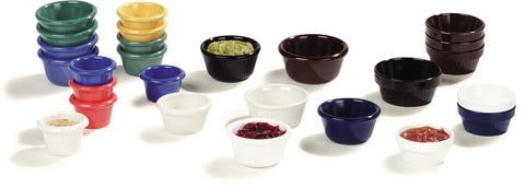 Carlisle RAMEKIN SMOOTH MELAMINE WHITE 4 OZ