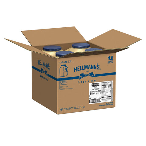 Hellmann's Classics Honey Mustard Salad Dressing Jug, 1 gallon -- 4 per case