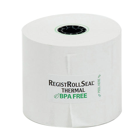 National Checking Company White 1 Ply Register Roll Tape, 2.25 inch -- 40 rolls per case