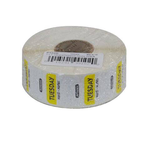 National Checking LABEL TUES TRILINGUAL 1X1 ROLL
