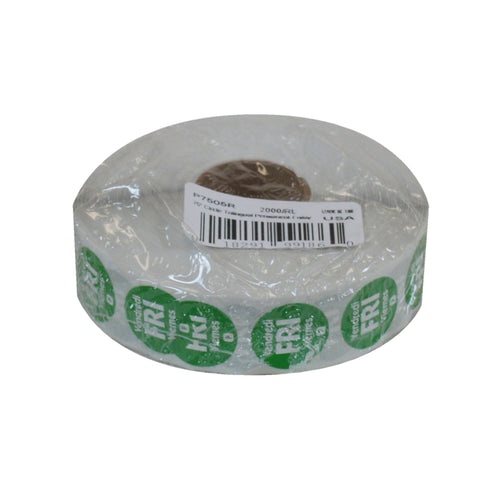DateIt™ LABEL PERMANENT CIRCLE GREEN FRIDAY .75