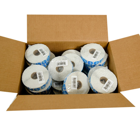 National Checking Company Dateit Blue Trilingual Permanent Label - Monday, 0.75 inch Circle -- 2000 per case.
