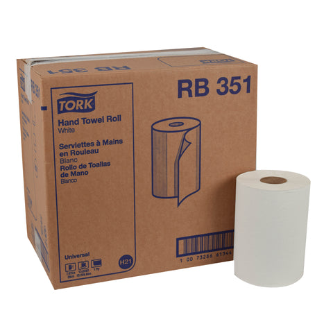 Towel Hardwound Roll White 1-ply 7.88