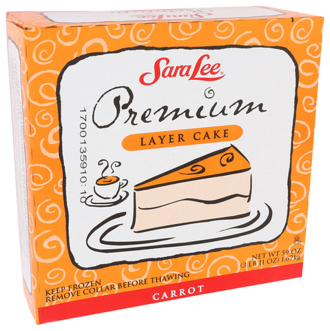 Cake Layer Carrot Premium Un-cut Round 9